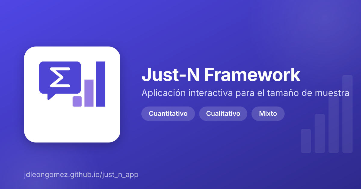 Just-N Framework: Aplicación Interactiva